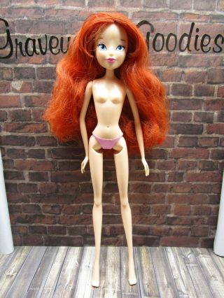 Jakks Pacific - Winx Club - Bloom - Nude Doll Only - 2012 Red Hair No Wings