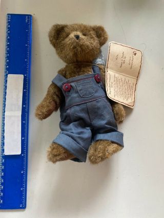 Boyds Bears Remus Q.  Tweeter With Zip 904263 With Tags 47 - 315h