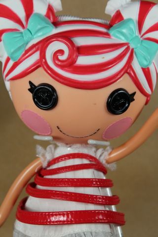 Lalaloopsy E Stripes Peppermint Candy Red Swirl Green 13 " Full Size Doll ❤️