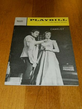 Vintage May 1961 Camelot Julie Andrews Richard Burton Playbill