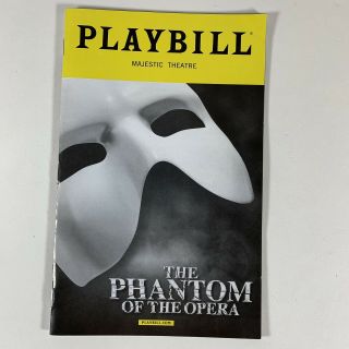 Playbill: The Phantom Of The Opera - Broadway,  Majestic Theatre,  May 2017