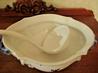 Cantagalli Forenze Soup / Vegetable Tureen Ladle Hand Painted 3