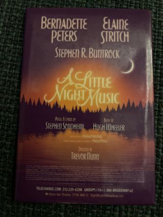 A Little Night Music Broadway Musical Magnet Bernadette Peters & Elaine Stritch