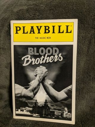 " Blood Brothers " Playbill - David Cassidy,  Petula Clark,  Shaun Cassidy,  Jan 1994