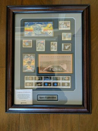 Framed Space Exploration Stamps Limited Edition $36,  Stamps