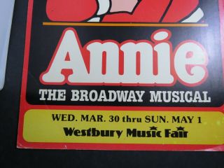 DFGH ANNIE THE BROADWAY MUSICAL - THEATER POSTER 14 X 22 