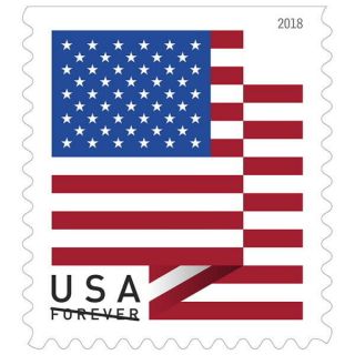 Official Usps Forever® Us Flag Book Of 20 Stamps