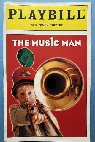 The Music Man Playbill (april 2000) Craig Bierko,  Rebecca Luker,  Paul Benedict