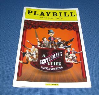 A Gentleman’s Guide To Love And Murder Broadway Musical Playbill February 2014