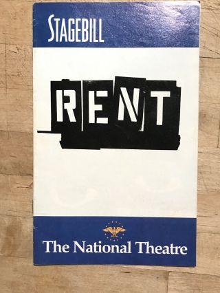 September 1997 National Theatre Vintage Broadway Tour Playbill Stagebill