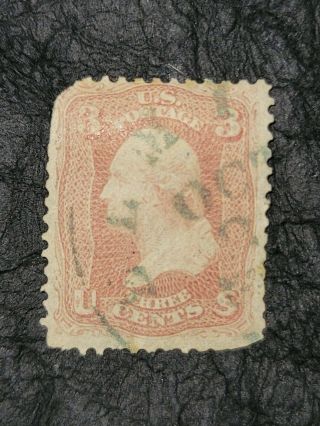 Rare 1861 George Washington 3 Cent Stamp Scott 64