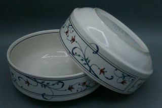 Mikasa Intaglio Annette Cac20 Set Of 2 Cereal / Soup Bowls 6 " 1/4