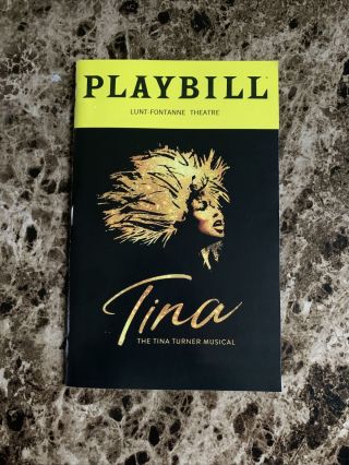 Tina: The Tina Turner Musical Playbill,  March 2020 (adrienne Warren)