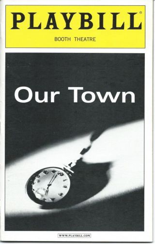 Our Town Broadway Playbill Paul Newman Jane Curtain Jayne Atkinson