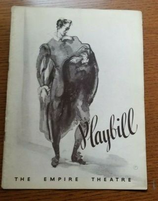 Hamlet John Gielgud/judith Anderson/lillian Gish 1936 Playbill