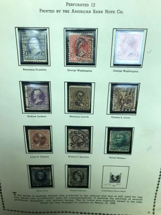 Early Us Stamps Scott ’s 219 - 228,  246,  248 - 258,  264,  267 - 269,  271 - 274 (1890’s)