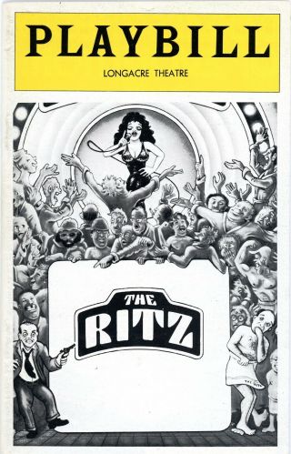 The Ritz 1975 Broadway Playbill Jerry Stiller Rita Moreno Jack Weston