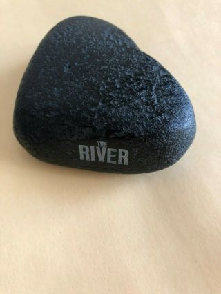 Hugh Jackman The River 2014 Broadway Souvenir Plastic River Stone