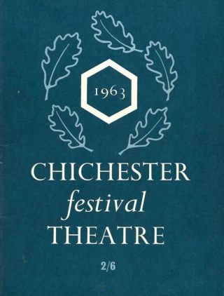 Chichester Festival Theatre - 1963 - Frank Finlay - Jeremy Brett