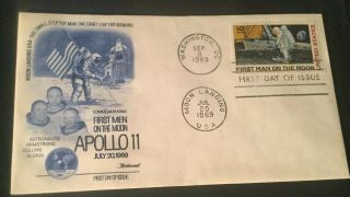 Fdc C76 First Man On Moon Fdc Fleetwood,  Letter