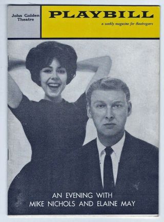 Vintage Playbill An Evening With Mike Nichols May1960 Plus Art Notecard Or Print