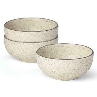 Dansk Kallan Speckled Glaze Set Of 3 Fruit Dipping Bowls 4.  5 "