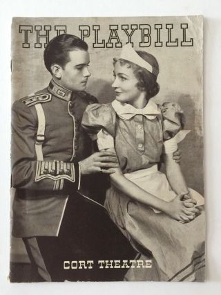 1935 Playbill,  " Boy Meets Girl " Cort Theatre Nyc,  Vg Vintage Broadway Program
