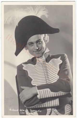 Opera.  German Tenor Richard Holm In Così Fan Tutte.  Postcard