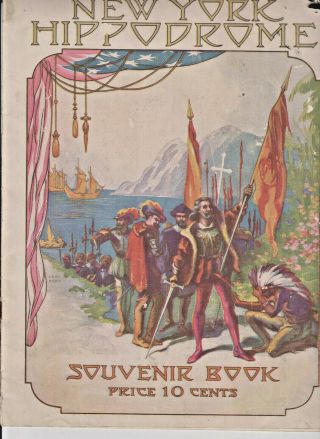 1913 - 14 York Hippodrome Souvenir Book America (" Spectacles Program ")