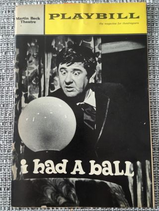 I Had A Ball Playbill Buddy Hackett Richard Kiley Karen Morrow 1389