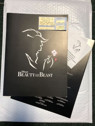 Disney’s Beauty And The Beast Broadway Souvenir Program 1996