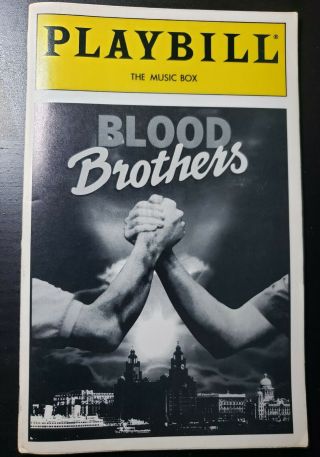 " Blood Brothers " Playbill - David Cassidy,  Petula Clark,  Shaun Cassidy