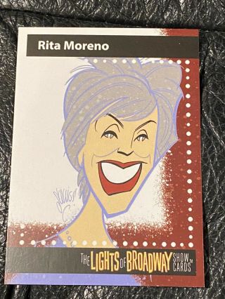 The Lights On Broadway Card Rita Moreno