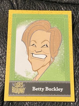 The Lights On Broadway Card Betty Buckley