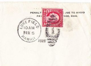 LUKEFIELD HAWAII - FEB/5/1926 - 2c WASH BOOKLET SINGLE - SWEN LIND,  RADIO STATI 2
