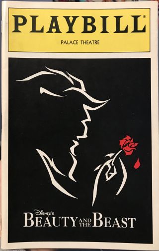 Beauty And The Beast Broadway Cast Playbill (1994)