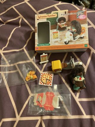 Sylvanian Families Pizza Delivery Set,  Vgc,  Boxed