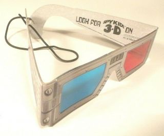 Old Stock - 2003 Spy Kids 3 - D W/ Sly Stallone - 3 - D Glasses In Wrap