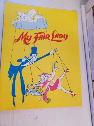 My Fair Lady Program For A Show Starring Edward Mulhare And Anne Rogers,  1970s