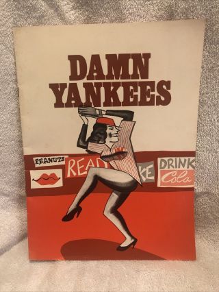 Gwen Verdon,  Ray Walston Damn Yankees Musical Theater Souvenir Book