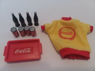 Barbie Sized Coca Cola Bottles And Cans