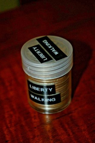 21 Coin Mixed Roll Walking Liberty Half Dollars (1917 - 1946)