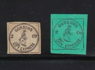 Us Stamp Local Carrier Assumed Reprints/forgery 72l1,  L3 Gordons City Exp Nyc