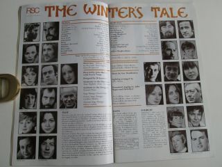 RSC 1976 Winter ' s Tale - McKellen Lunghi Bob Peck Roger Rees Barbara Leigh - Hunt 2