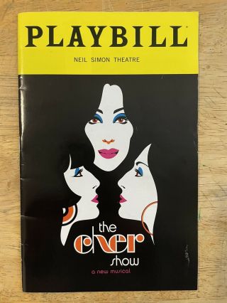 The Cher Show Broadway Playbill Stephanie J.  Block,  Teal Wicks,  Micaela Diamond