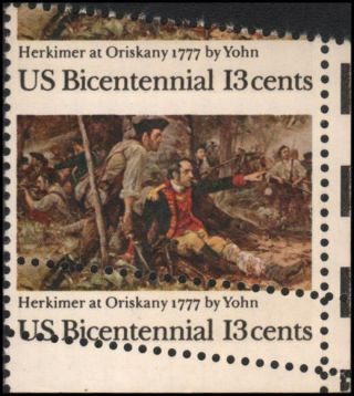 Us 1722 Mnh Efo: Great Misperf With Printed Gutter At Bottom
