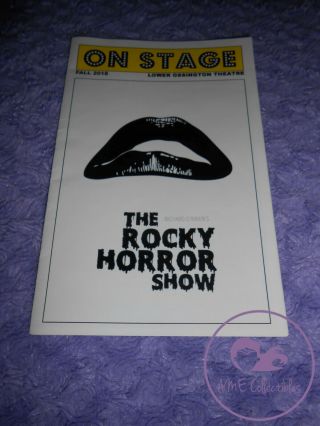 The Rocky Horror Show Playbill Lower Ossington Theatre Toronto Community Theater