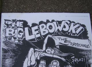 The Big Lebowski Crew Storyboards Call Sheets Contract Location Dude 