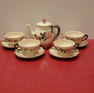 Lucille Ball Personally Owned Coffee/tea Server Set With Four Cups Desilu Ranch