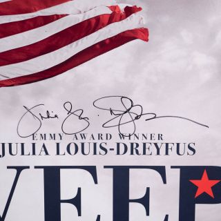 Autographed VEEP Poster by Cast Julia Louis - Dreyfus,  Tony Hale,  & More 2